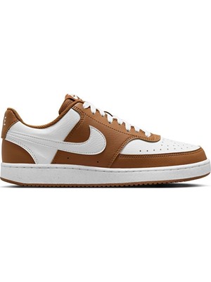 Nike Nıke Court Vısıon Low Next Nature Unisex Günlük Ayakkabı DH3158-200 Kahverengi