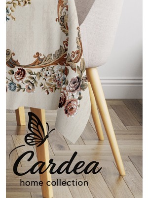 Cardea Home Collection Goblen Desen Özel Üretim Dijital Baskı Masa Örtüsü