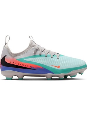 Nike Nıke Jr Phantom 6 Low Acd Fg/mg Nu2 Genç Çoklu Çim Zemin Kramponu IH2195-300 Yeşil