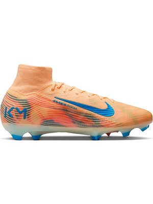 Nike Nıke Mercurıal Superfly 10 Elıte Km Fg Erkek Çim Zemin Kramponu FQ8692-801 Turuncu