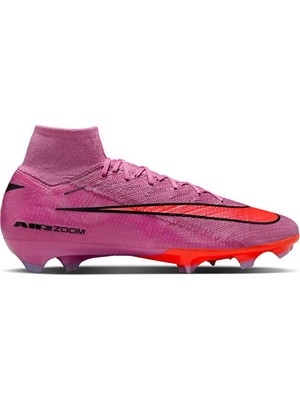 Nike Nıke Zm Mercurıal Superfly 10 Elıte Fg Erkek Çim Zemin Kramponu FQ1454-600 Kırmızı