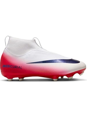 Nike Nıke Jr Zm Mercurıal Superfly 10 Acd Fgmg Lv8 Genç Çoklu Çim Zemin Kramponu HM8956-600 Kırmızı