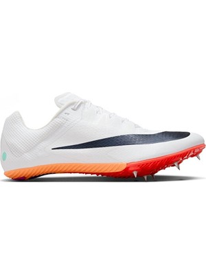 Nike Nıke Zoom Rıval Sprınt Unisex Atletizm Çivili Koşu Ayakkabısı FZ9663-101 Beyaz