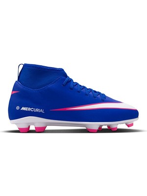 Nike Nıke Jr Mercurıal Superfly 10 Club Fg/mg Genç Çoklu Çim Zemin Kramponu FQ8318-446 Mavi