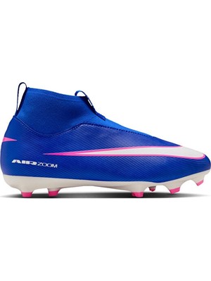 Nike Nıke Jr Mercurıal Zoom Superfly 10 Acad Fgmg Genç Çoklu Çim Zemin Kramponu FQ8304-446 Mavi