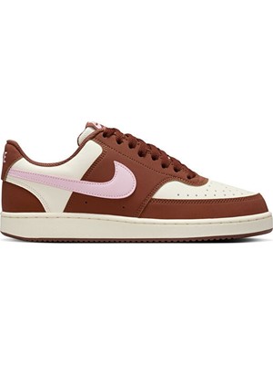 Nike Nıke W Court Vısıon Lo P Nbk Unisex Günlük Ayakkabı IM1652-004 Kahverengi