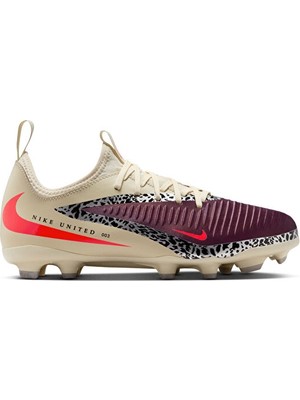 Nike Nıke Jr Phantom 6 Low Acd Fg/mg Nu3 Genç Çoklu Çim Zemin Kramponu IO8480-661 Çok Renkli