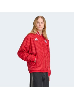Adidas Fc Bayern Münih Stadyum Erkek Kırmızı Ceket (KG2247)
