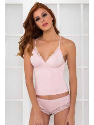 Pierre Cardin  Dantelli Penye Atlet Külot / Kaşkorse Set  - 396