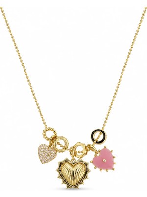 Venüs Design Çelik Heart  Charm Kolye