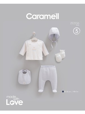 Caramell Friend 5 Parça Hastane Çıkışı Zıbın Seti ZE2556