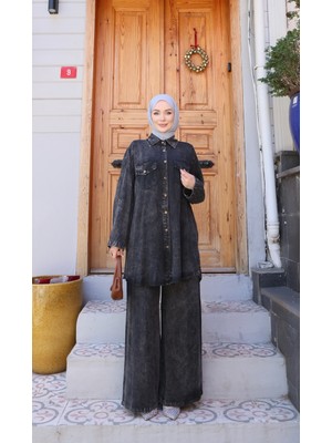 Nisum Moda Brodeli Tensel Takım