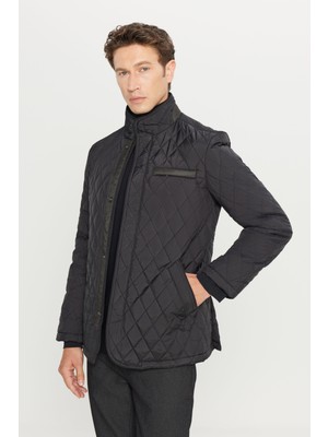 Altınyıldız Classics Standart Fit Normal Kesim Dik Yaka Yan Cepli Overcoat