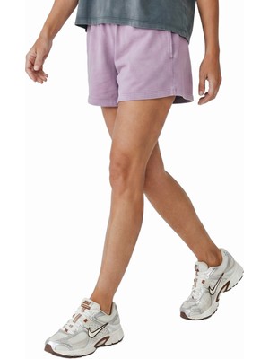 Sportive Balia Kadın Lila Günlük Stil Şort 26YK0015-LIL