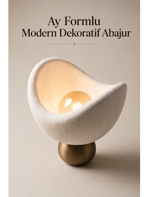 Empressco Altın Detaylı Tasarım Masa Lambası, 20X37 Cm, Şık ve Modern Aydınlatma