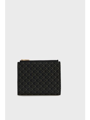 Calvin Klein Baskılı Çift Fermuarlı Katlanır Cüzdan LV04F1161G2XA Bayan Cüzdan LV04F1161G 2xa