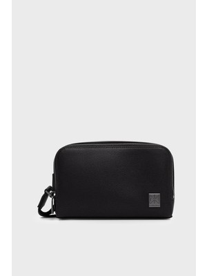 Calvin Klein Logolu Traş Çantası LV04D1243GUB1 Erkek Traş Çantası LV04D1243G Ub1