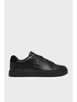 Calvin Klein Deri Logolu Sneaker Ayakkabı YM0YM0143500T Erkek Ayakkabı YM0YM01435 00T