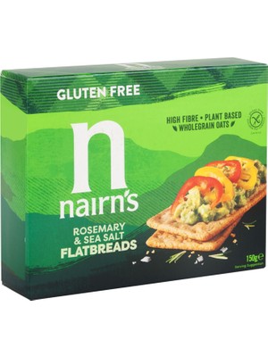 Montreal Nairn's Glutensiz Biberiye & Deniz Tuzlu Kraker 150 G ( 1 Adet )