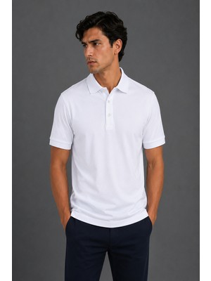 Bisse Beyaz  Polo Yaka T-Shirt TS26Y26106_01