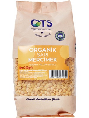 Montreal Ots Organik Sarı Mercimek 750 G ( 1 Adet )