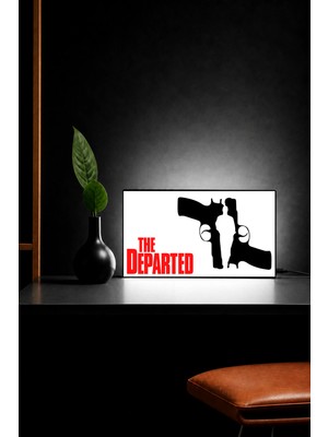 Gişe Arts Masa Lambası -  The Departed (Köstebek ) Adaptörlü Dekoratif & Hediyelik Lamba