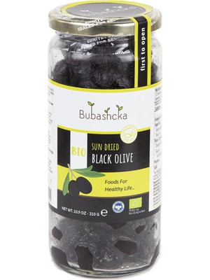 Montreal Bubashcka Doğal Kurutulmuş Siyah Zeytin 310 G ( 1 Adet )