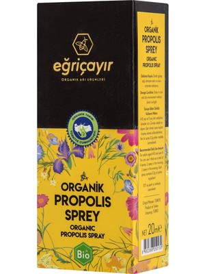 Montreal Eğriçayır Organik Propolisli Boğaz Spreyi 20 ml ( 1 Adet )