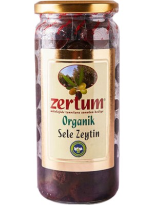 Montreal Zertum Organik Sele Siyah Zeytin 400 G ( 1 Adet )