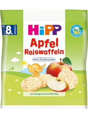 Montreal Hipp Organik Elmalı Pirinçli Bebek Gofreti 30 G ( 1 Adet )