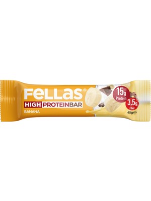 Montreal Fellas Yüksek Protein Bar - Muz 45 G ( 1 Adet )