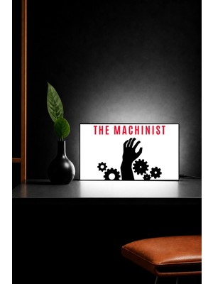 Gişe Arts Masa Lambası -  The Machinist (Makinist) Adaptörlü Dekoratif & Hediyelik Lamba