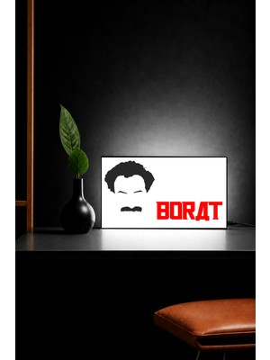 Gişe Arts Masa Lambası -  Borat Adaptörlü Dekoratif & Hediyelik Lamba