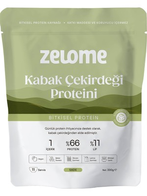 Montreal Zelome Kabak Çekirdeği Protein Tozu 330 G ( 1 Adet )