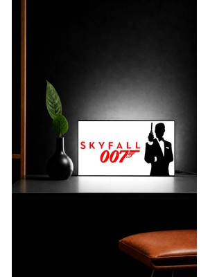 Gişe Arts Masa Lambası -  Skyfall Adaptörlü Dekoratif & Hediyelik Lamba