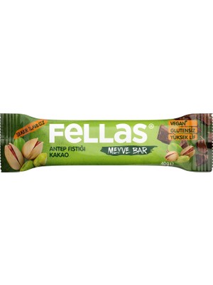 Montreal Fellas Meyve Bar - Antep Fıstığı ve Kakao (40 G) ( 1 Adet )