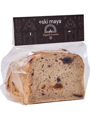 Montreal Eski Maya Ekşi Mayalı Organik Focaccia 420 G ( 1 Adet )