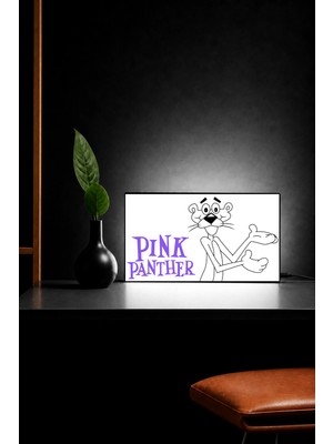 Gişe Arts Masa Lambası - The Pink Panther (Pembe Panter) Adaptörlü Dekoratif & Hediyelik Lamba