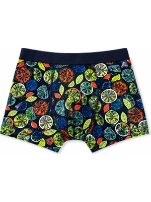 Cazador Erkek Boxer Desenli Pamuklu ve Likralı 93030