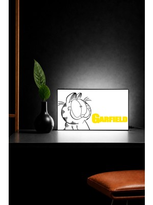 Gişe Arts Masa Lambası - Garfield  Adaptörlü Dekoratif & Hediyelik Lamba