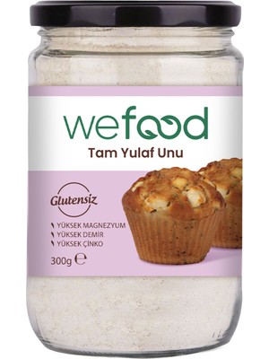 Montreal Wefood Glutensiz Tam Yulaf Unu  300 G ( 1 Adet )