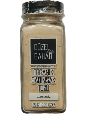 Montreal Güzel Ada Organik Sarımsak Tozu 65 G ( 1 Adet )