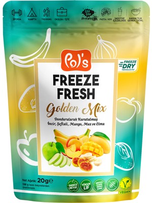 Montreal Pol's Freeze Fresh Dond.kurutulmuş Golden 20 G ( 1 Adet )