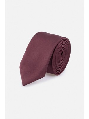 Süvari Koyu Bordo Kravat
