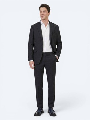 Kip Lacivert Mikro Regular Fit Takım Elbise