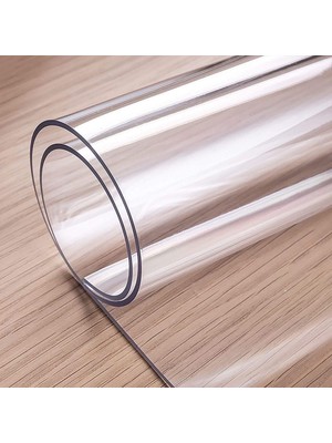 1.2mm / Şeffaf Pvc Masa ve Masa Örtüsü Koruyucu / Masa Pedi / Koruyucu Mika / Asetat Masa Örtü