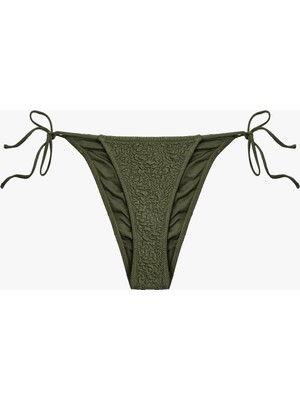 Koton Yanları Ipli Dokulu Slip Bikini Alt