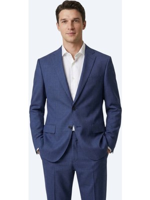 Kip Saks Mikro Slim Fit %100 Yün Takım Elbise