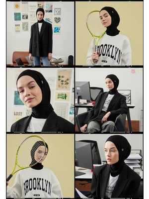 Fresh Scarfs Athletic Hijab Siyah