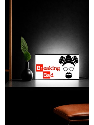 Gişe Arts Masa Lambası -  Breaking Bad Versiyon 2 Adaptörlü Dekoratif & Hediyelik Lamba